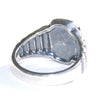 Mens Ashes Antique Ridged Ring